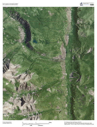 CA-Chagoopa Falls: GeoChange 1976-2012 Preview 1