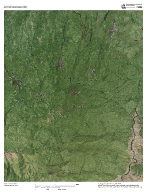 CA-Crag Peak: GeoChange 1983-2012 Preview 1