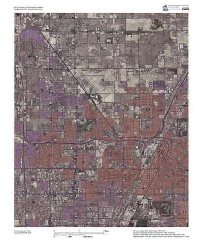 NV-Las Vegas NW: GeoChange 1965-2010 Preview 1