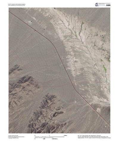 NV-Corn Creek Springs NW: GeoChange 1973-2010 Preview 1