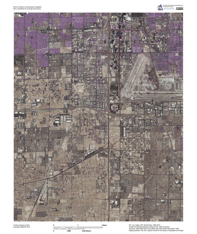 NV-Las Vegas SW: GeoChange 1965-2010 Preview 1