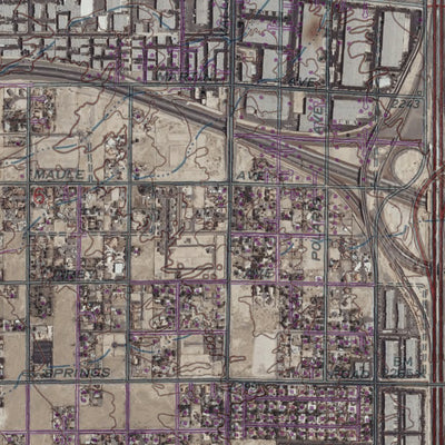 NV-Las Vegas SW: GeoChange 1965-2010 Preview 2