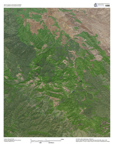 CA-Branch Mtn: GeoChange 1964-2012 Preview 1