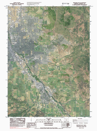 OR-MEDFORD EAST: GeoChange 1976-2012 Preview 1