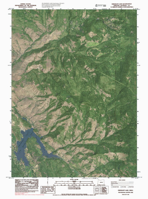 OR-EMIGRANT LAKE: GeoChange 1974-2012 Preview 1