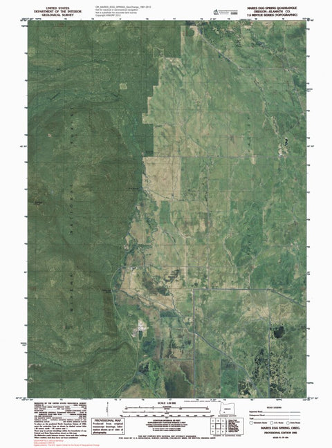 OR-MARES EGG SPRING: GeoChange 1981-2012 Preview 1