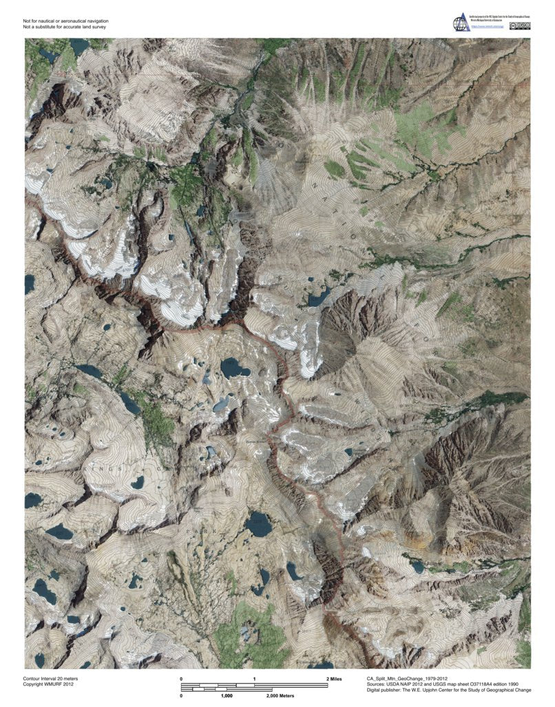 CA-Split Mtn: GeoChange 1979-2012 Map by Western Michigan University ...