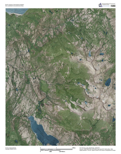 CA-Florence Lake: GeoChange 1976-2012 Preview 1
