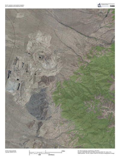 NV-Round Mountain: GeoChange 1970-2010 Preview 1