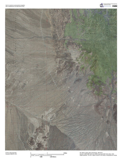 NV-Baxter Spring NW: GeoChange 1984-2010 Preview 1