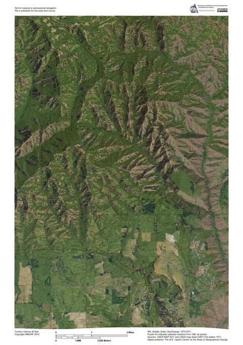 WA-Saddle Butte: GeoChange 1970-2011 Preview 1