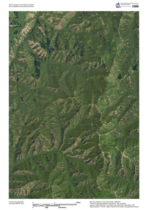 WA-OR Deadman Peak: GeoChange 1966-2011 Preview 1