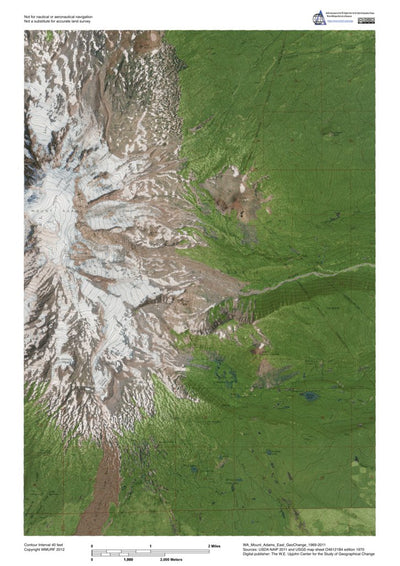 WA-Mount Adams East: GeoChange 1969-2011 Preview 1