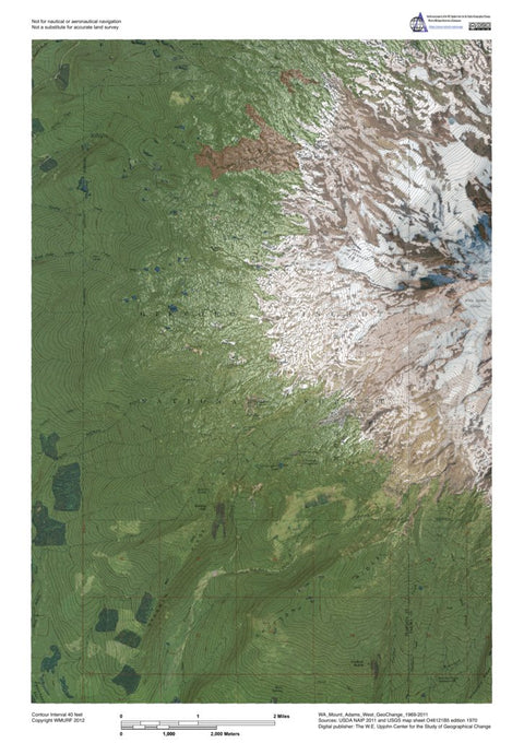 WA-Mount Adams West: GeoChange 1969-2011 Preview 1