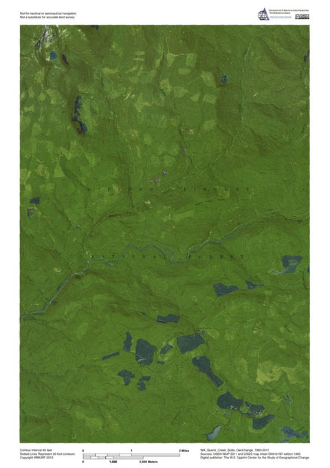 WA-Quartz Creek Butte: GeoChange 1963-2011 Preview 1