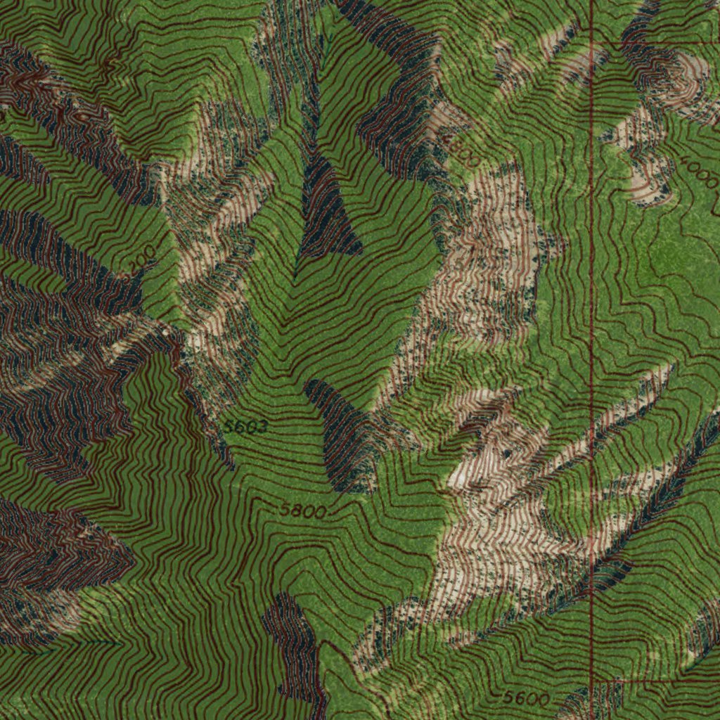 WA-Timberwolf Mtn: GeoChange 1970-2011 Map by Western Michigan ...