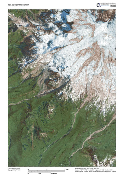 WA-Mt Rainier West: GeoChange 1970-2011 Preview 1