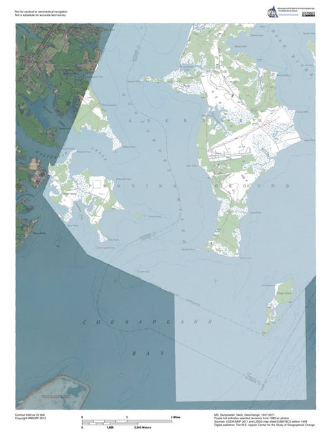 MD-Gunpowder Neck: GeoChange 1947-2011 Preview 1