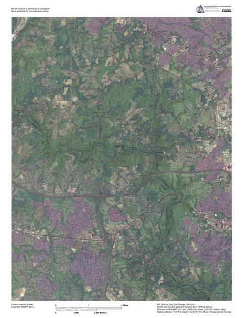 MD-Ellicott City: GeoChange 1943-2011 Preview 1