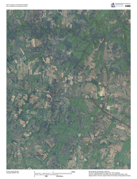 MD-Sykesville: GeoChange 1943-2011 Preview 1