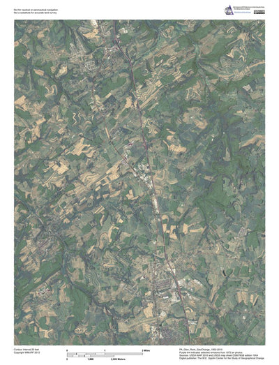 PA-Glen Rock: GeoChange 1952-2010 Preview 1