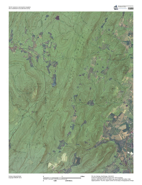 PA-Iron Springs: GeoChange 1943-2012 Preview 1