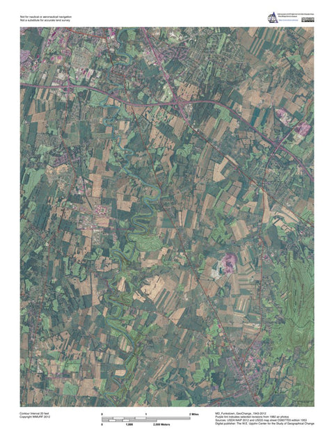 MD-Funkstown: GeoChange 1943-2012 Preview 1