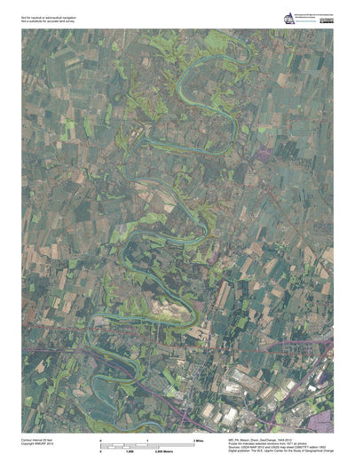 MD-PA-Mason Dixon: GeoChange 1943-2012 Preview 1