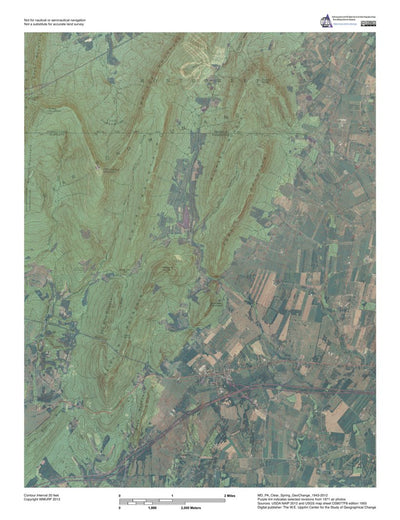 MD-PA-Clear Spring: GeoChange 1943-2012 Preview 1