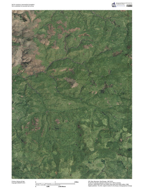 OR-Opal Mountain: GeoChange 1967-2012 Preview 1