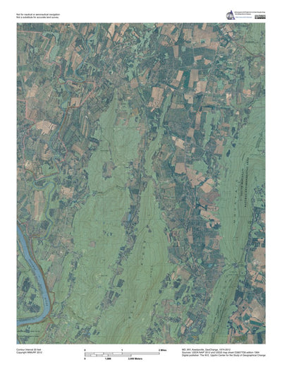 MD-WV-Keedysville: GeoChange 1974-2012 Preview 1