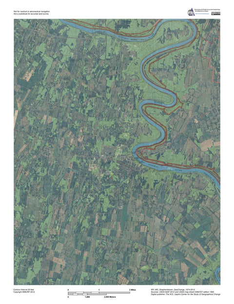 WV-MD-Shepherdstown: GeoChange 1974-2012 Preview 1