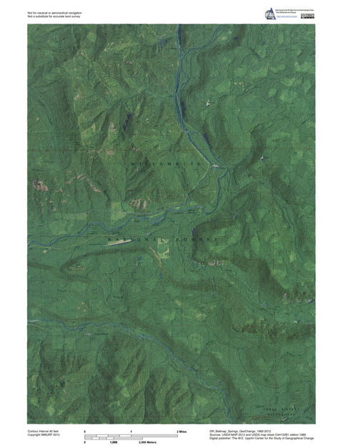 OR-Belknap Springs: GeoChange 1982-2012 Preview 1