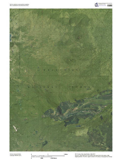 OR-Tumalo Falls: GeoChange 1984-2012 Preview 1