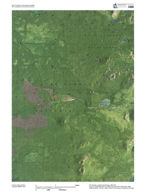 OR-Santiam Junction: GeoChange 1982-2012 Preview 1