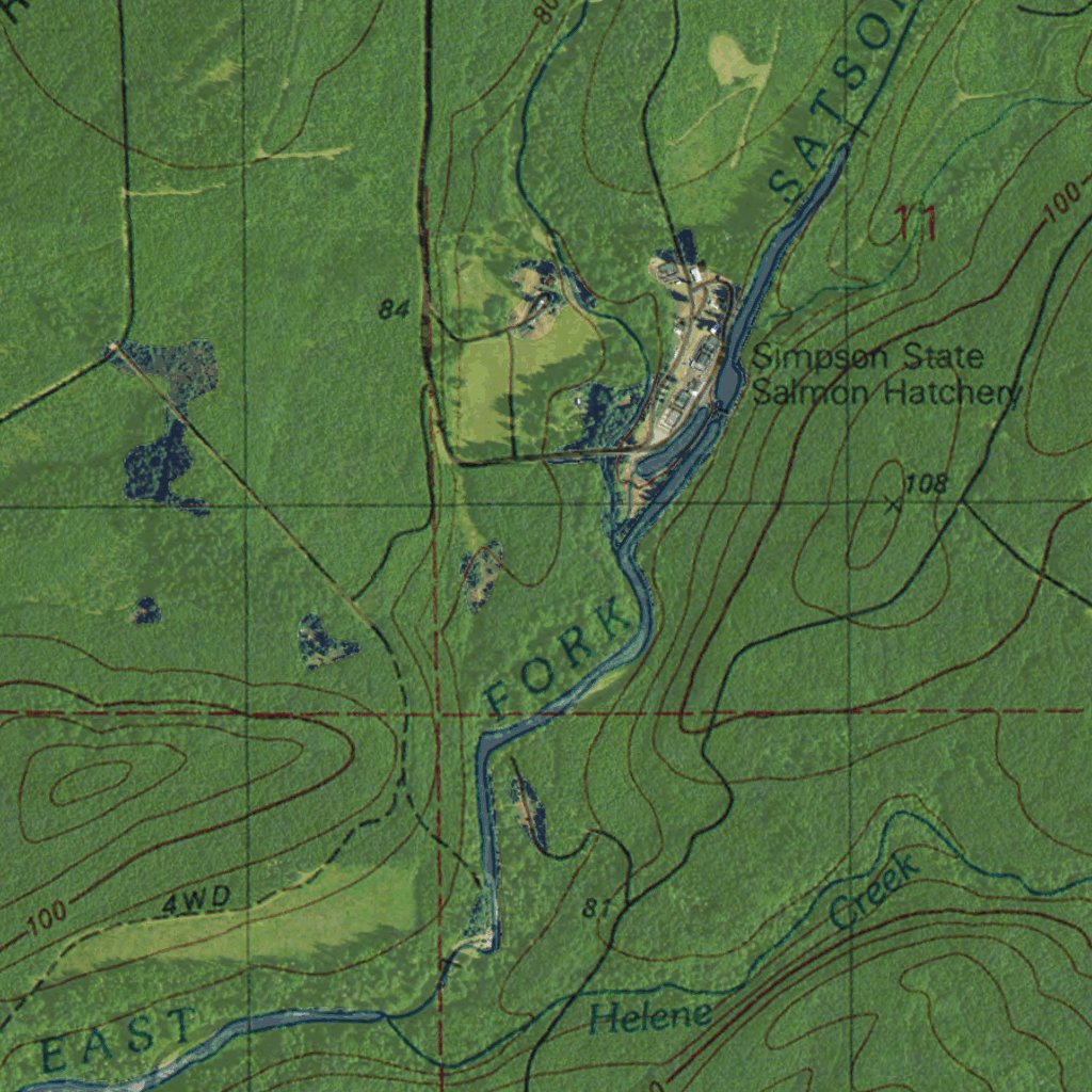 Washington State Matloc Map.pdf WA-Matlock: GeoChange 1973-2011 Map by Western Michigan University ...