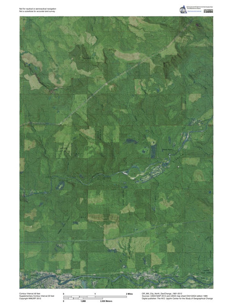 OR-Mill City North: GeoChange 1981-2012 Preview 1