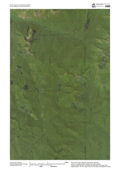 WA-ID-BTC Salmo Mountain: GeoChange 1967-2011 Preview 1