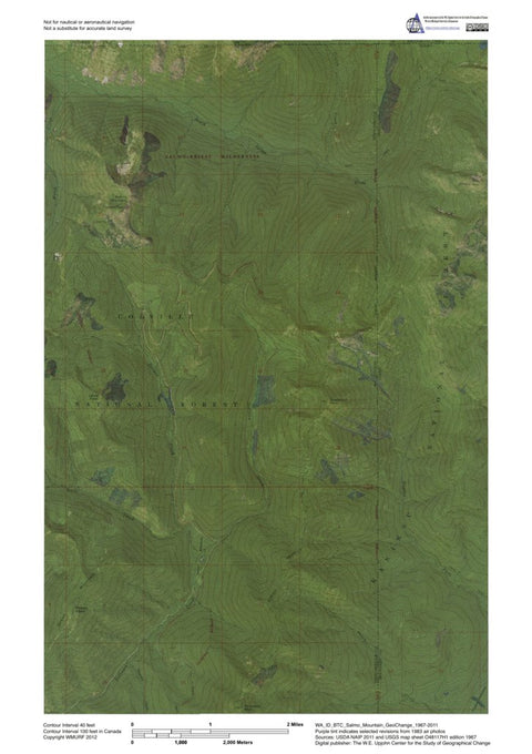 WA-ID-BTC Salmo Mountain: GeoChange 1967-2011 Preview 1