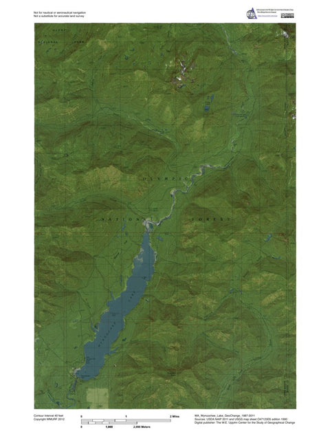 WA-Wynoochee Lake: GeoChange 1987-2011 Preview 1