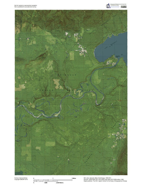 WA-Lake Quinault West: GeoChange 1985-2011 Preview 1
