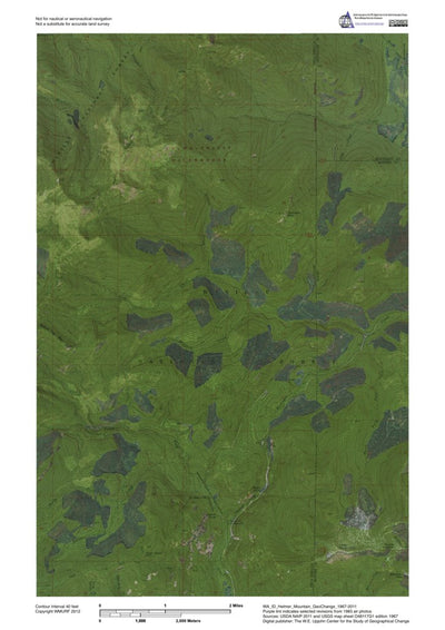 WA-ID-Helmer Mountain: GeoChange 1967-2011 Preview 1