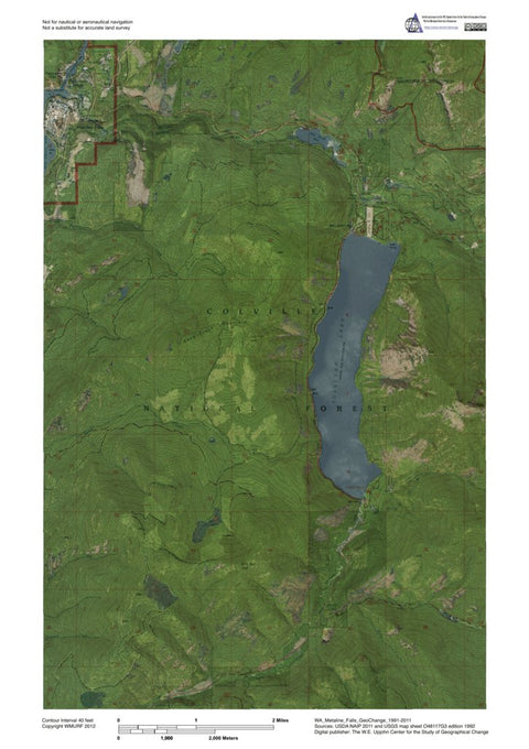 WA-Metaline Falls: GeoChange 1991-2011 Preview 1