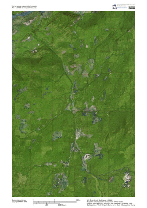 WA-Onion Creek: GeoChange 1965-2011 Preview 1