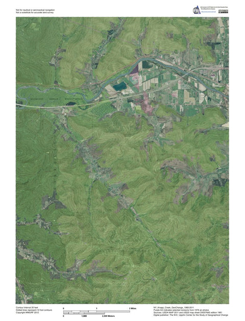 NY-Knapp Creek: GeoChange 1960-2011 Preview 1