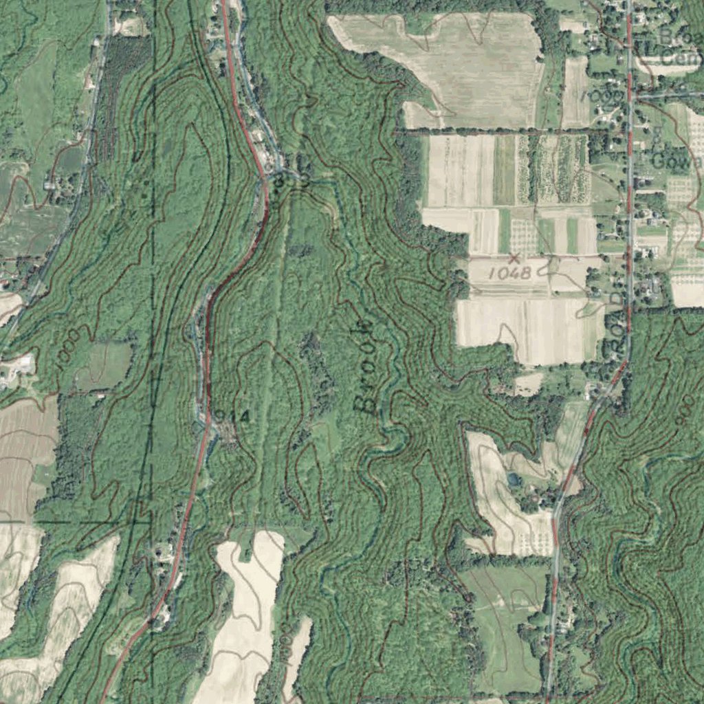NY-Gowanda: GeoChange 1962-2011 Map by Western Michigan University ...