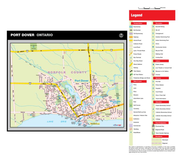 Port Dover, ON Map by Mapmobility Corp. | Avenza Maps