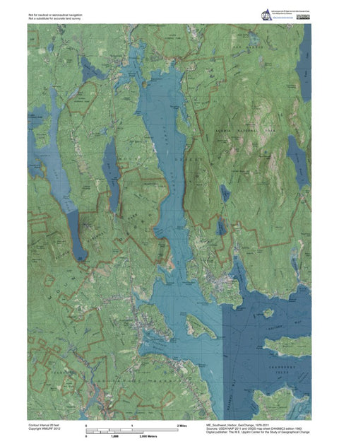 ME-Southwest Harbor: GeoChange 1976-2011 Preview 1