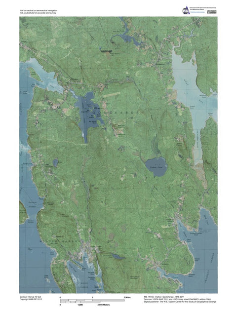 ME-Winter Harbor: GeoChange 1976-2011 Preview 1