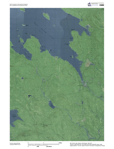 ME-Grand Lake Stream: GeoChange 1984-2011 Preview 1